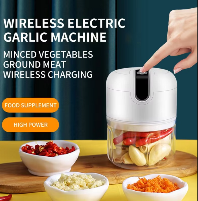 SpeedChop Mini Electric Food Chopper: Effortlessly Chop, Slice, and Dice with Style – Eco-Friendly Kitchen Essential