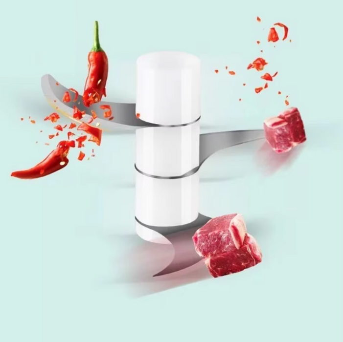 SpeedChop Mini Electric Food Chopper: Effortlessly Chop, Slice, and Dice with Style – Eco-Friendly Kitchen Essential