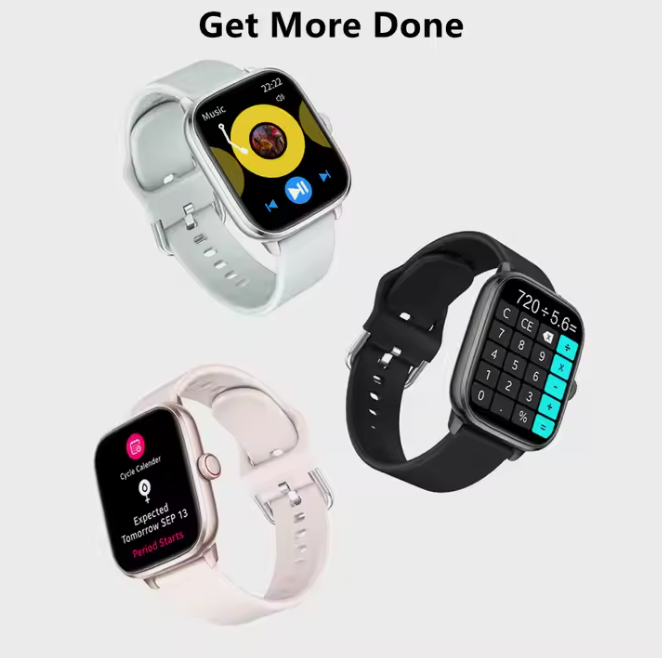 HX12 Ultimate Smartwatch: Sleep Tracker, Speed Measurement, Fitness Tracker, chronograph, Calendar, Alarm Clock, Remote Control, Passometer, Call Reminder, Answer Call, Push Message, Message Reminder, Dial Call, Heart Rate Tracker